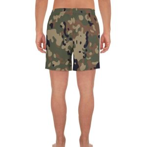 Forest Green Camouflage Printed Ultra Comfortable Shorts Pockets